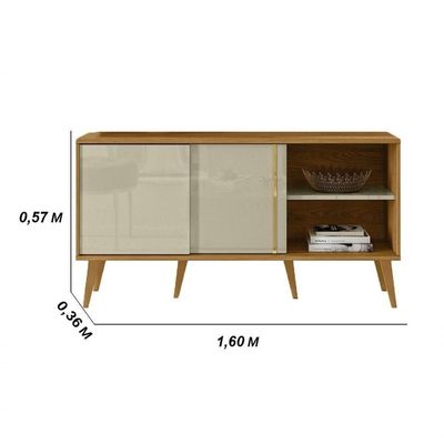Rack Bancada E Painel Para Tv De 60 Polegadas Cronos Cumaru Opala
