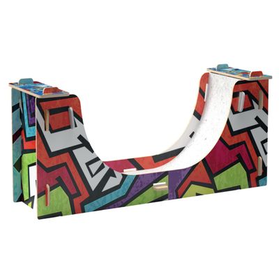 PISTA PARK C/ SKATE DEDO HALF PIPE - BRINCADEIRA DE CRIANÇA