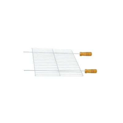 Grelha Plana Quadrada P/ Churrasqueira 45x68 Aço Galvanizado