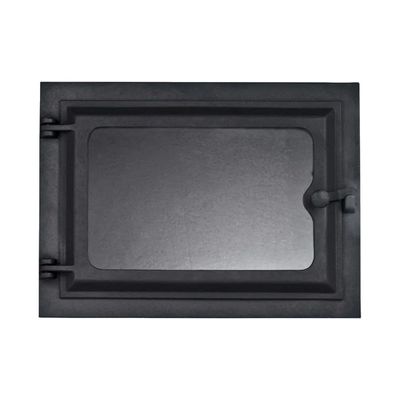 Porta Forno Ferro Fundido Com Vidro 28,5x33,5cm