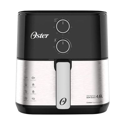 Fritadeira Eletrica Inox Compact Sem óleo 4,6 Litros 1500w Ofrt520 127v