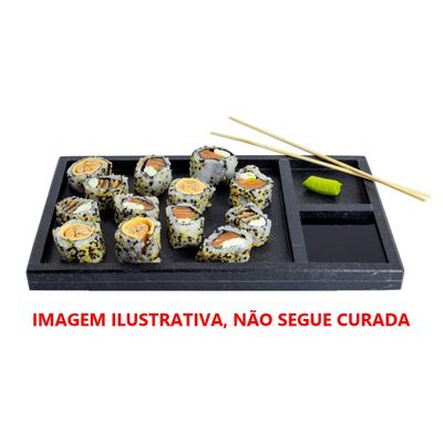Tábua Pedra Sabão Borda Pé Divisórias Para Servir P 30x15cm