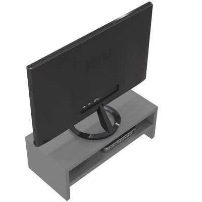Suporte Para Monitor Stand Home Office Lap L03 Cinza - Lyam Decor