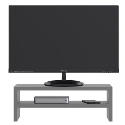 Suporte Para Monitor Stand Home Office Lap L03 Cinza - Lyam Decor