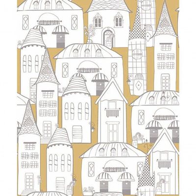 Papel De Parede Pure Kids Teens Village Kt68442 Tam. 4m² Papel De Parede Pure Kids & Teens Village Kt68442