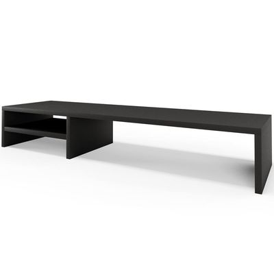 Kit 02 Suportes Para Monitor Stand Home Office Lap 90 Cm L03 Preto - Lyam