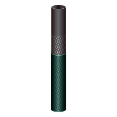 Mangueira Flex Tramontina Verde em PVC 3 Camadas 20 m com Engate Rosqueado, Esguicho e Suporte Mural