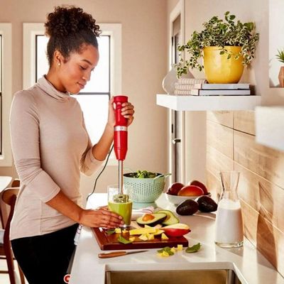 Mixer Em Inox 110v Kitchenaid Vermelho