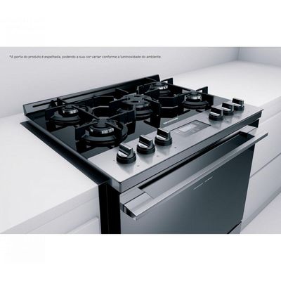 Fogão de Embutir 5 Queimadores Full Touch Brastemp 110V