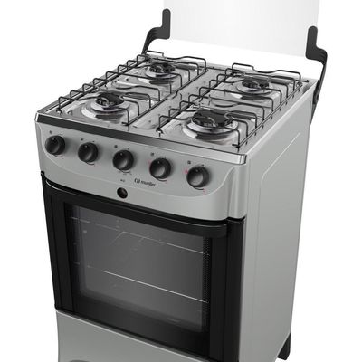 Fogão Mueller 4 Bocas Titânio Acendimento Automático Mfi4bb