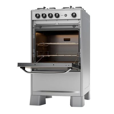 Fogão Select Suggar Prata Mesa Inox 4 Queimadores FGISL410PRIX Inox Bivolt