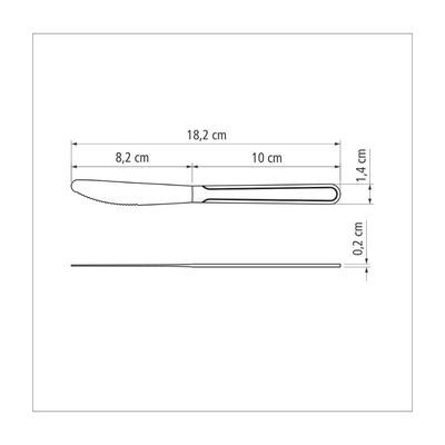 Faca para sobremesa 3"