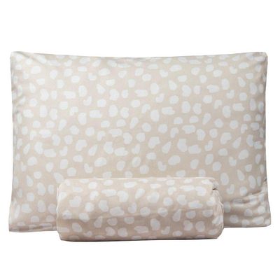 Jogo De Lençol Solteiro Bouti Basic Estampado 180 Fios 2 Peças - Poa Creme