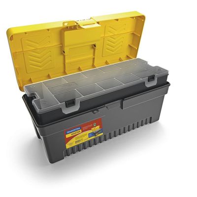 Caixa Plastica para Ferramentas 17" Tramontina com Organizador Plastico 16"