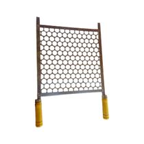 Grelha Galvanizada Tela Moeda Para Churrasqueira 50x40cm