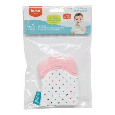 Luvinha Mordedor Silicone Rosa - 8966 Buba