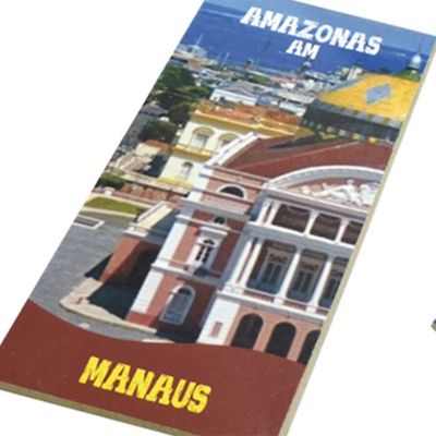 Conheça o Brasil - Madeira - Colorido - 34155 - Maninho Artesanatos
