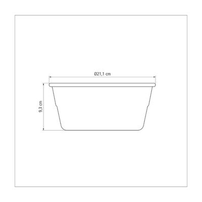 Forma para Bolo e Pudim Tramontina Brasil em Aluminio com Revestimento Interno e Externo Antiaderente Starflon T3 Grafit