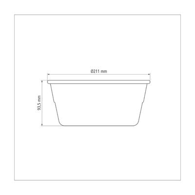 Forma para Bolo e Pudim Tramontina Brasil em Aluminio com Revestimento Interno e Externo Antiaderente Starflon T3 Grafit