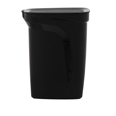 Lixeira Tramontina Compact 10L em Polipropileno Preto com Haste em Aço Galvanizado