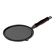 Bifeteira Ferro Redonda Cabo Silicone Preto Lisa 26cm