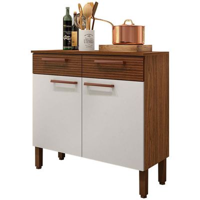 Cozinha Compacta Nala com 10 Portas, 2 Gavetas e 4 Prateleiras Kit`s Paraná n/a