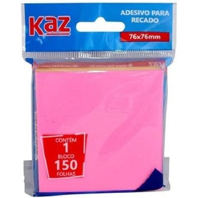 Bloco Adesivo Kaz 76x76mm