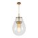 Lustre Pendente Sindora Dcd04129 P Bronze - Transparente E27 Bivolt