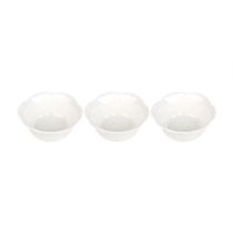 Conjunto Com 03 Petisqueiras De Porcelana Pcln-082 - Haüskraft