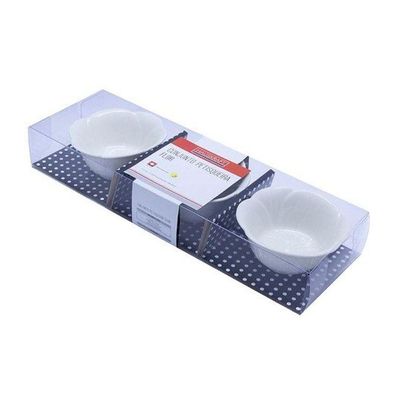 Conjunto Com 03 Petisqueiras De Porcelana Pcln-082 - Haüskraft
