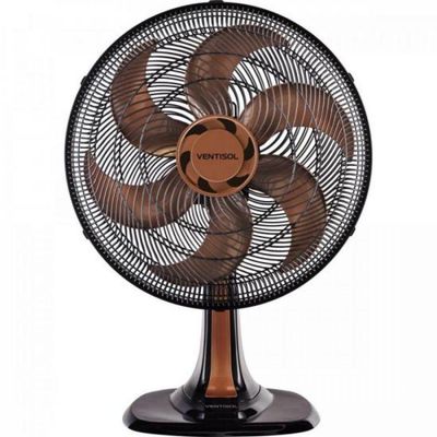 Ventilador De Mesa 40cm 220v Turbo6 Bronze Ventisol.