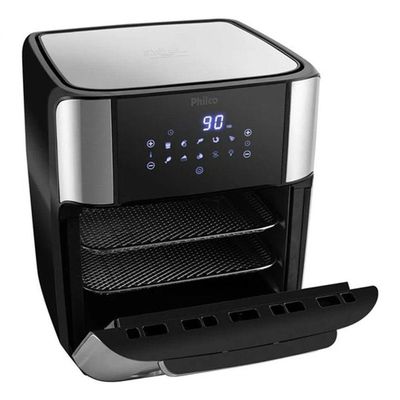 Fritadeira Air Fryer Oven Philco Pfr2250v 4 Em 1 12l 1800w. Voltagem:110v