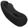Sofá 4 Lugares Para Sala Living Olimpo 318 Cm M03 Couríssimo Preto Lyam Decor