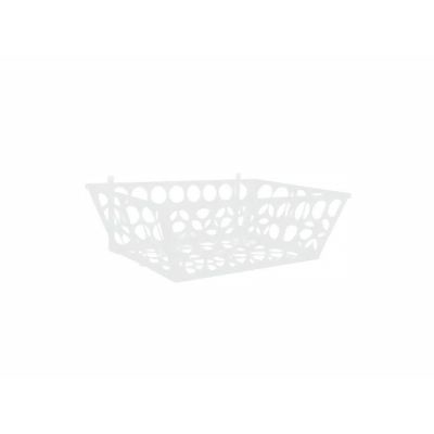 Lixeira de Rua Modelo Retangular 60cm de Parede