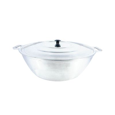 Tacho Panela Restaurante Alça Alumínio Fundido Polido 32cm