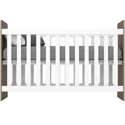 Berço Mini Cama 2 Em 1 Labirinto Rústico Branco