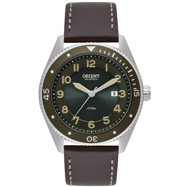 Relógio Orient Masculino Ref:Mbsc0007 E2nx Solar Prateado