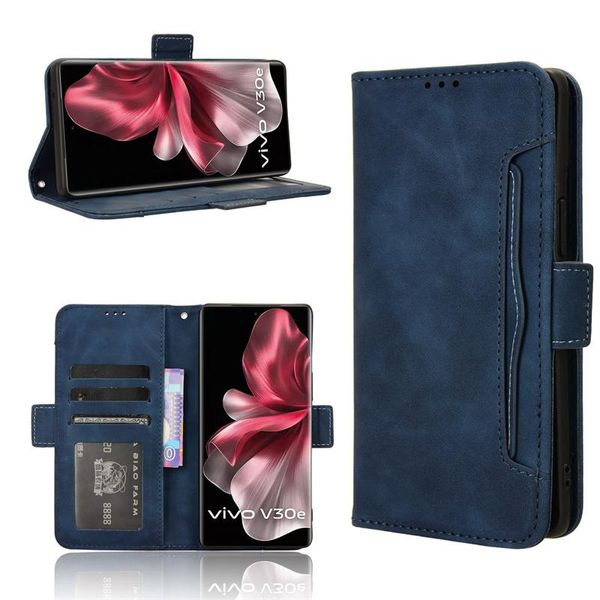 Capa de Couro Premium para Vivo V30E 5G e Outros Modelos com Slots para Cartões vivo V40 SE 5G / rosa