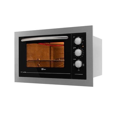 Forno Elétrico Fischer Fit Line Embutir 48 Litros Inox 110V