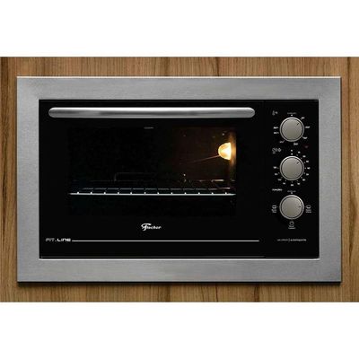Forno Elétrico Fischer Fit Line Embutir 48 Litros Inox 110V