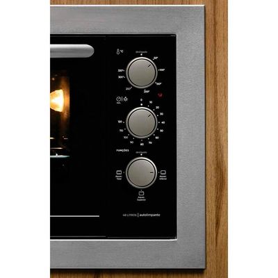 Forno Elétrico Fischer Fit Line Embutir 48 Litros Inox 110V