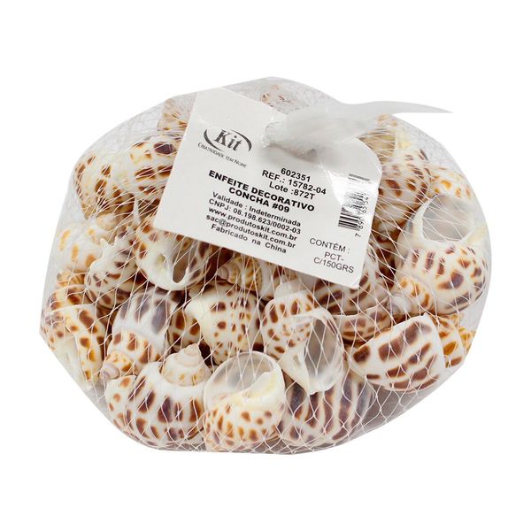 Concha Espiral Kit 2,5x2cm 50g Bege