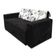 Sofá-cama 2 Lugares Pratik 5000 Mamflex Preto / Cinza Floral