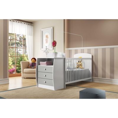Berço Cômoda Para Colchão 60X130Cm Rafael Multimóveis Fg0516