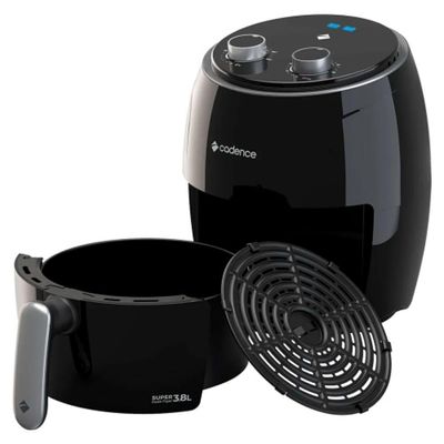 Fritadeira Air Fryer Cadence Super Cook 3,8l 1300w - Frt410-127 Preto 110 Volts