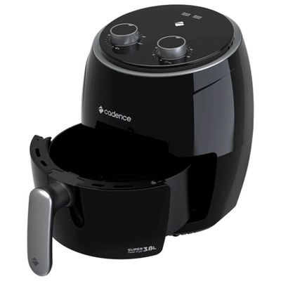 Fritadeira Air Fryer Cadence Super Cook 3,8l 1300w - Frt410-127 Preto 110 Volts