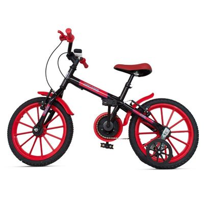 Bicicleta Bike Infantil Aro 16 Ravok Com Rodinhas 3 A 7 Anos