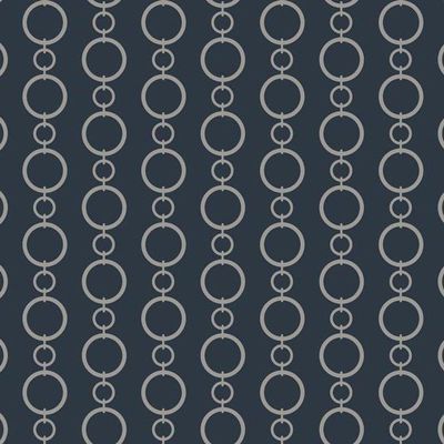 Papel De Parede Waverly Stripes Chain Stripe Azul Sv2744 Waverly Stripes Sv2744