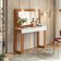Gabinete Toucador Camarim Diva Pop Cinamomo Branco Fosco