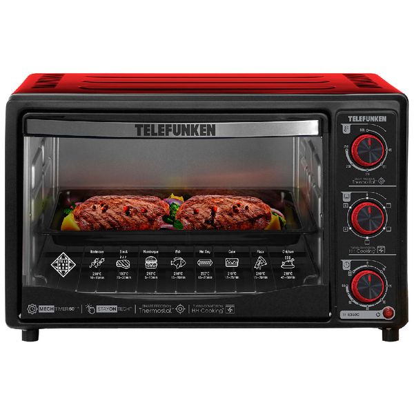 Forno Eletrico Telefunken Air Fryer 1500w 30 Litros Vermelho 110V TFE350C